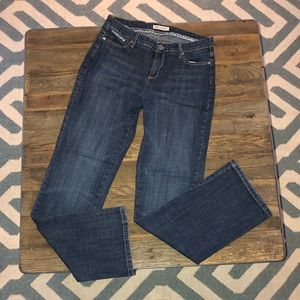 Midrise Straight Leg Jeans
